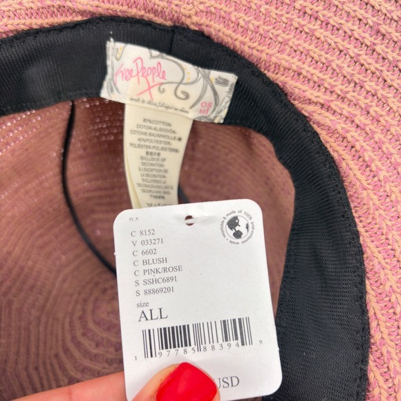 Free People Dylan Distressed Straw Cowboy Hat Beach‎ Sun Hat Boho - Picture 9 of 10